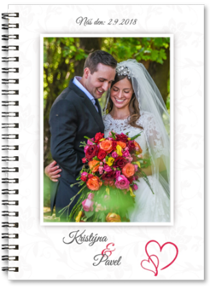 Fotokniha - kroužková vazba A5 - Svatební 2